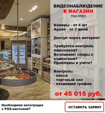 Видеонаблюдение в Магазин